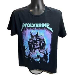 Wolverine X-Men T-Shirt - Marvel Comics Graphic Tee (Size L)